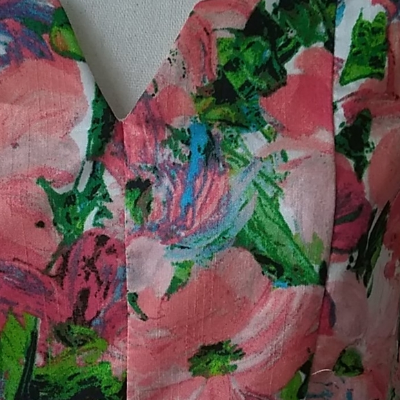 Dress multicolor floral printed dress size 20 Host pick October. - Picture 4 of 10